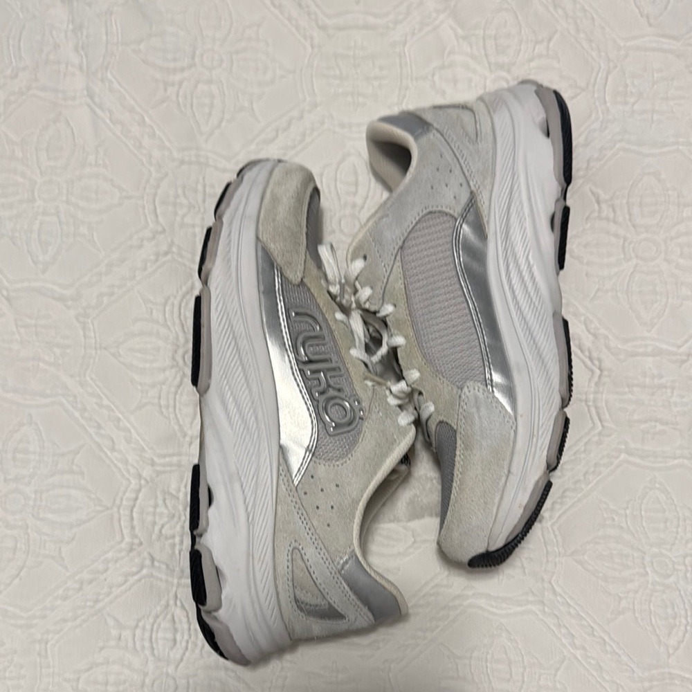 Ryka Women’s White and Gray Sneakers